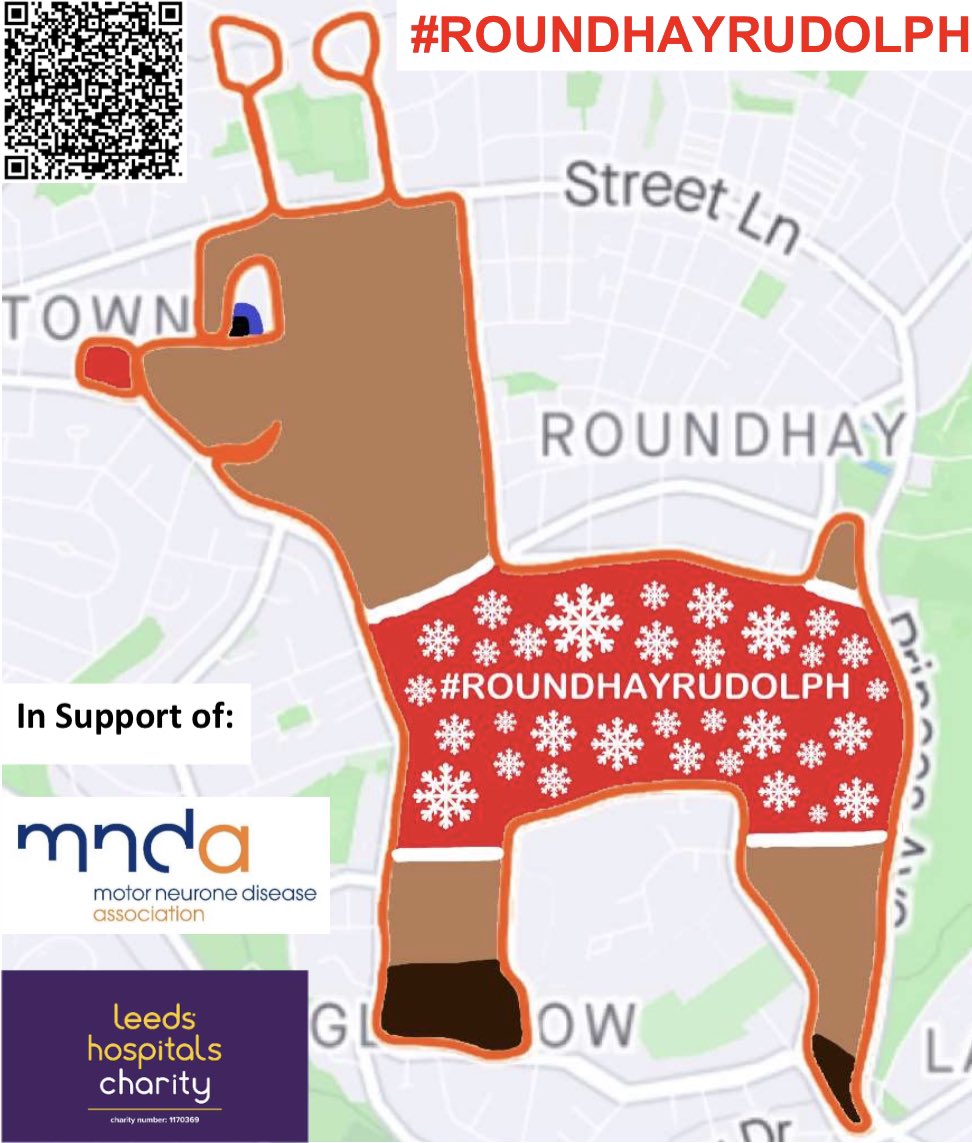 Run 7 miles for @Rob7Burrow this Christmas & draw #RoundhayRudolph in support of @mndassoc & @LDShospcharity. Inspired by Kev (#7in7challenge) & Rob we’re delighted to launch #RoundhayRudolph to bring some joy this Christmas - see bit.ly/3FGOsgt