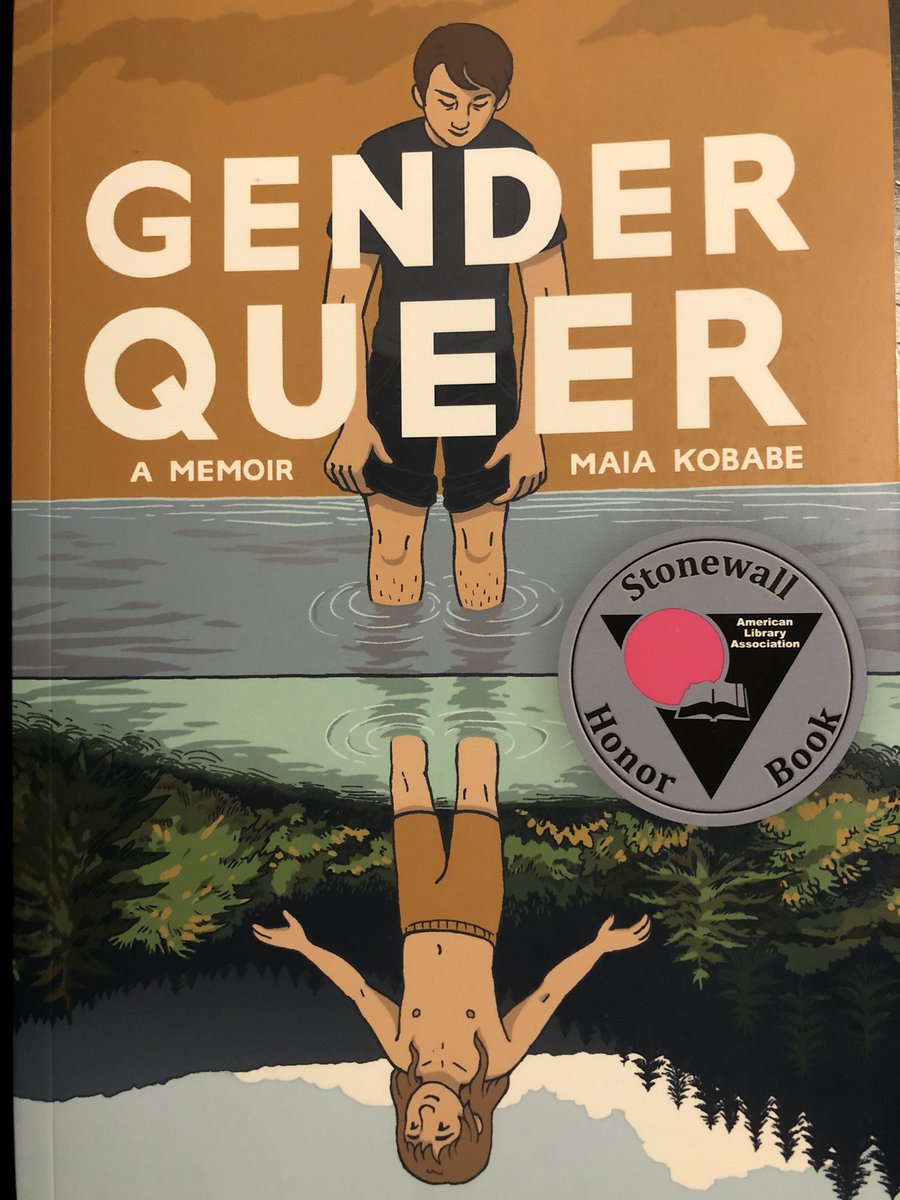 Just read this book. This is definitely something a high school student can handle. #maiakobabe #genderqueer #banningisunnecessary #lgbtq #teenbannedbookclub