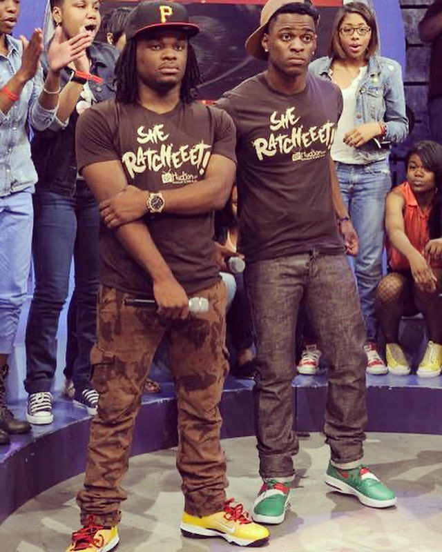 Emanhudson's tweet photo. Back when we was on 106&park debuting โshe ratchetโ official video! https://t.co/0g5rM07Juk