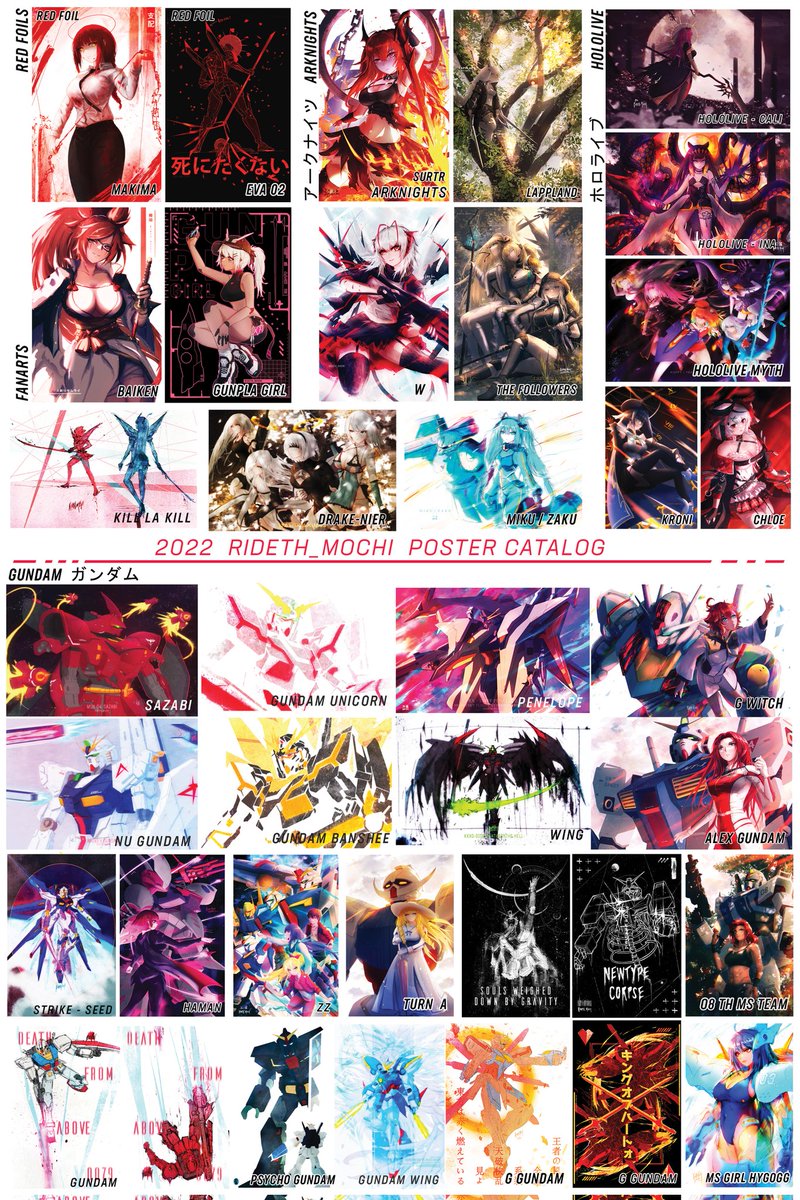 Rideth_mochi's tweet image. This weekend come by to H15 for Gundam and Gund arm accessories !
I'm right in the center! New Aerial, W prints, and Lalah + Four Charms!
#AnimeNYC2022 #ANYC