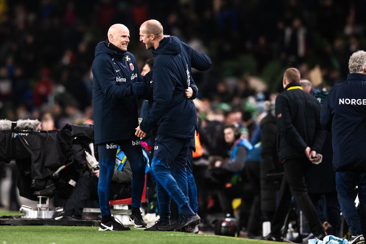 nff_landslag's tweet photo. Flott kveld i Dublin🤩 Nå går turen til Oslo og årets siste kamp mot Finland. Vi håper på solid støtte på Ullevaal på søndag😀🇳🇴 #irlnor https://t.co/UB7bh7a9Gx