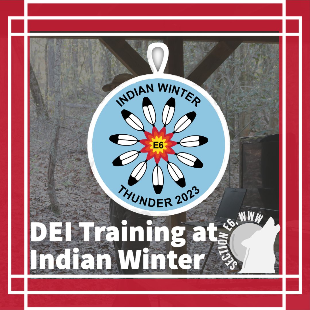 At this year's Indian Winter, DEI related trainings will be taught by members of the Admonition Team! Learn more about these trainings being offered at sectione6.oa-bsa.org/indian-winter/.