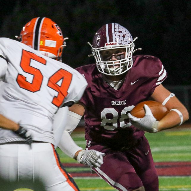 𝐀𝐥𝐥-𝐂𝐨𝐧𝐟𝐞𝐫𝐞𝐧𝐜𝐞 𝟏𝐬𝐭-𝐓𝐞𝐚𝐦
#88 Aiden "McGriddy" McGrath ILB/TE 🏈
113 Total TKLs (💯 Club)
5.0 T(K)Fls ⚔️
8 Total Pancake Blocks 🥞
2 Total TD’s and 2 2-PT Conversions 🏋️‍♂️
@acpmedia19