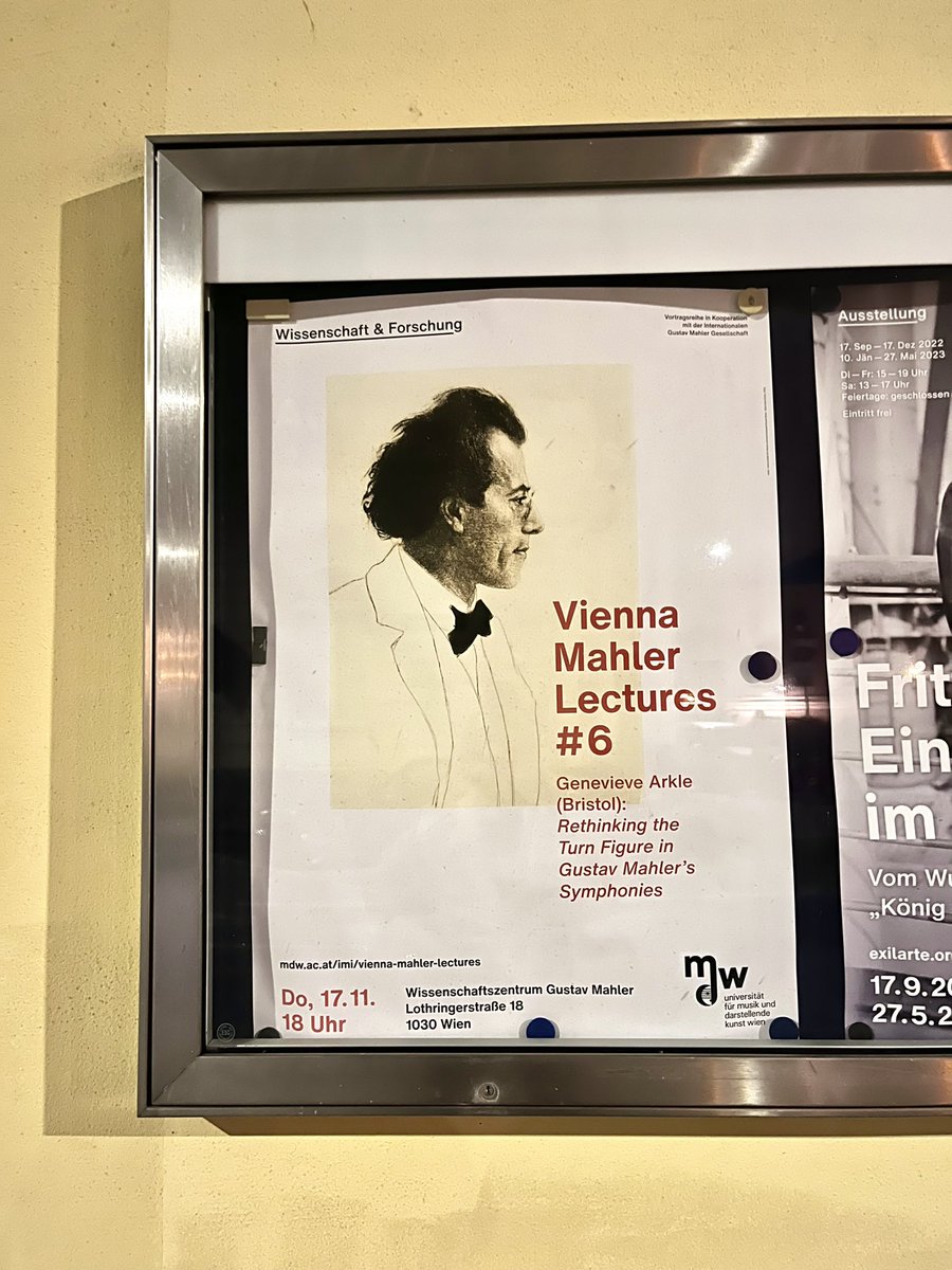 So delighted to be invited to <a href="/mdwwien/">mdwwien</a> tonight to share my work and enjoy beautiful Vienna for a few days. Thank you so much for having me! (I also got very excited at seeing my name on a poster 🤩)