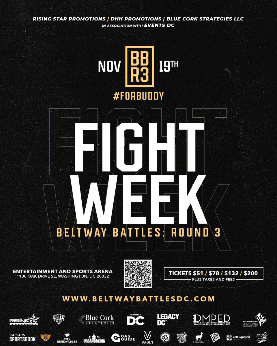 thevaultstudio's tweet photo. Fight Week Mood! 🥊

We’re proud to be a sponsor of Beltway Battles BBR3! This Saturday, come out and support world-class talent, for a great night of boxing at the District’s Entertainment &amp; Sports Arena. You don’t want to miss this! https://t.co/LbZxqh3lmb