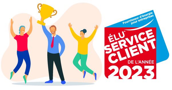 🏆 <a href="/TotalEnergiesFR/">TotalEnergies France</a> vient d’être Élu Service Client de l’Année 2023 pour ses activités B2B : un grand merci à nos équipes engagées chaque jour auprès de nos clients pour répondre à leurs besoins 👏🏻 #serviceclient #relationclient #ESCDA2023