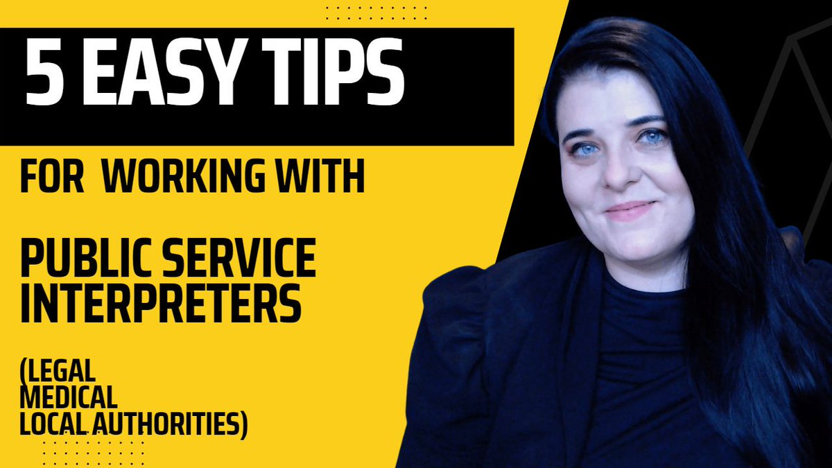 Exclusive - 5 easy tips for #Legal #Medical #socialworker professionals working with public service interpreters: bit.ly/5_easy_tips_fo…