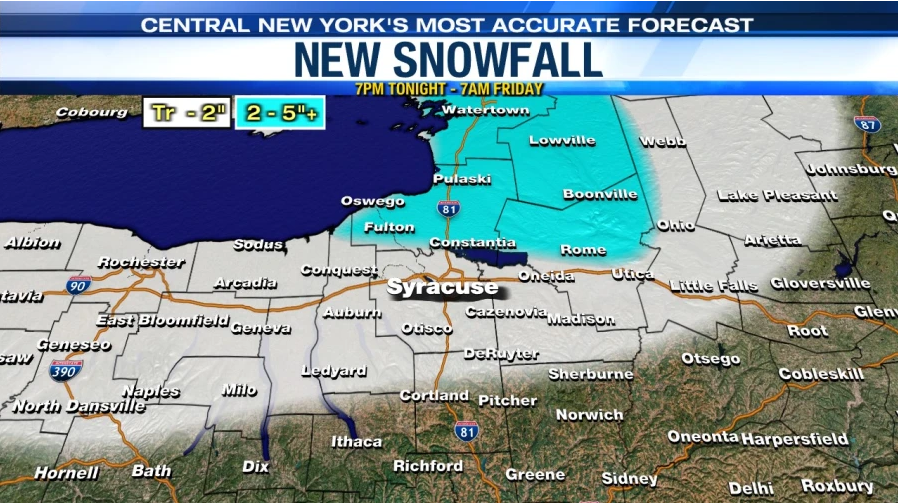 NewsChannel 9 on Twitter "While there will be some snow off of Lake