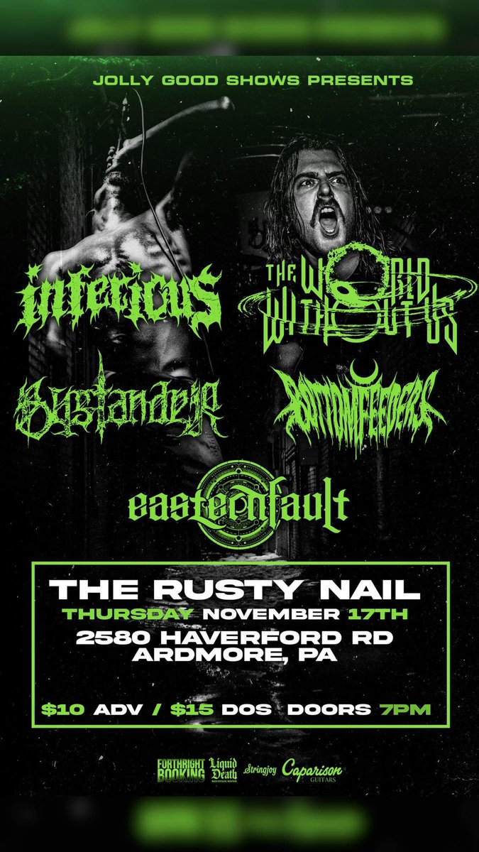 bystvnder's tweet image. Philly tonight come hang out! Playing at the Rusty Nail in Ardmore, PA.