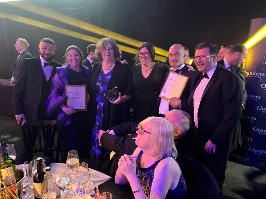 OldSqChambers's tweet image. OSC is delighted to win three awards at the #ChambersUKBarAwards. Oliver Segal KC winning Emp. Silk of the Year, @moira_robin winning the award for D&amp;amp;I: Outstanding Contribution and Chambers winning Emp. Set of the Year. Congratulations 👏🏽 #ukemplaw #diversityinclusion