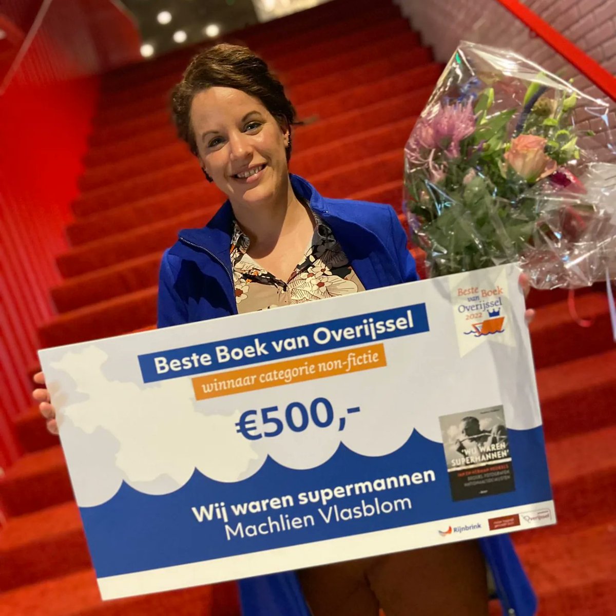 Wat was het een mooie avond gisteren! Geweldige organisatie,<a href="/rijnbrink/">Rijnbrink (inactief)</a>! En dank voor de vele felicitaties en berichtjes! #besteboekvanoverijssel #feest #wijwarensupermannen #juryprijs #nonfictie.