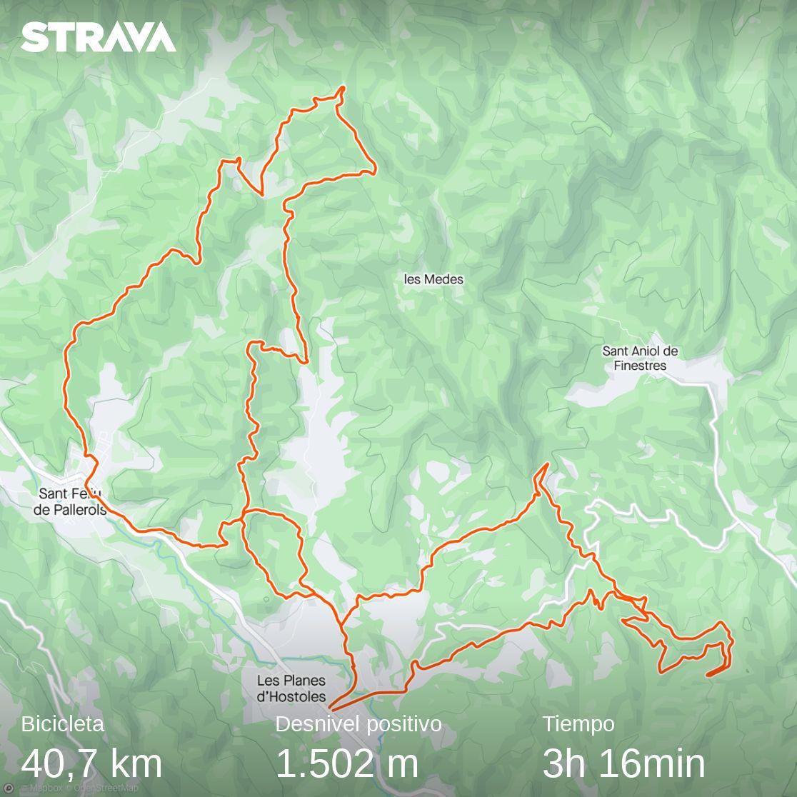Avui toca presentar el recorregut 🔥MARATHON de la Volcanolimits 2022🔥.
Un recorregut de 41km amb +1.550m, per gaudir de MTB pur i dur de la Garrotxa.

Ja estàs inscrit per venir a gaudir-la?

strava.app.link/gThTN8Dx2ub

es.wikiloc.com/rutas-mountain…