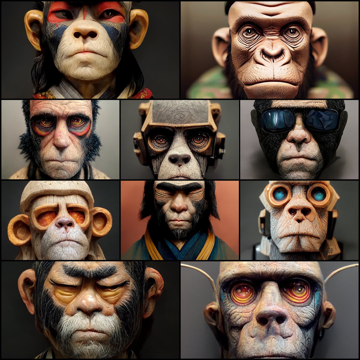 teg_milesh's tweet photo. Hey people! ;)
May i get some attention for my collection "midApes" on @opensea ?
https://t.co/QErTwNIheO
65 pieces are looking for our first #collector
Hope you like them!
#AIArt #generated #midjourney #apes #nft #eth #polygon #freshartist #bored #3d #collection
#Collectibles https://t.co/Vs2KivIuQ8