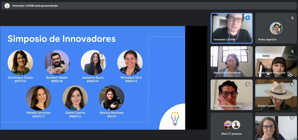 Hoy es día de invitados en invitados en #VIA22 #LATAM con <a href="/karenthvazquez/">Karenth</a> @ProfeLuisR <a href="/belenjopiae/">Belén Jopia Escárate</a> <a href="/sofizacagirl/">Sofi Ávila</a> <a href="/merycarolyna/">Mary Cabral Franco</a>  <a href="/robertavaquino/">Roberta Aquino</a> #googleEI  #GCI