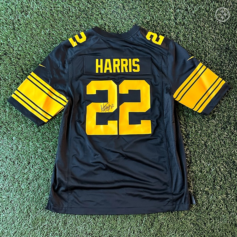 steelers's tweet photo. RT + like for the chance to win an autographed @ohthatsNajee22 Color Rush jersey 🔥

If you’re not the lucky winner, you can shop the Color Rush collection at the @SteelersShop ⬇️