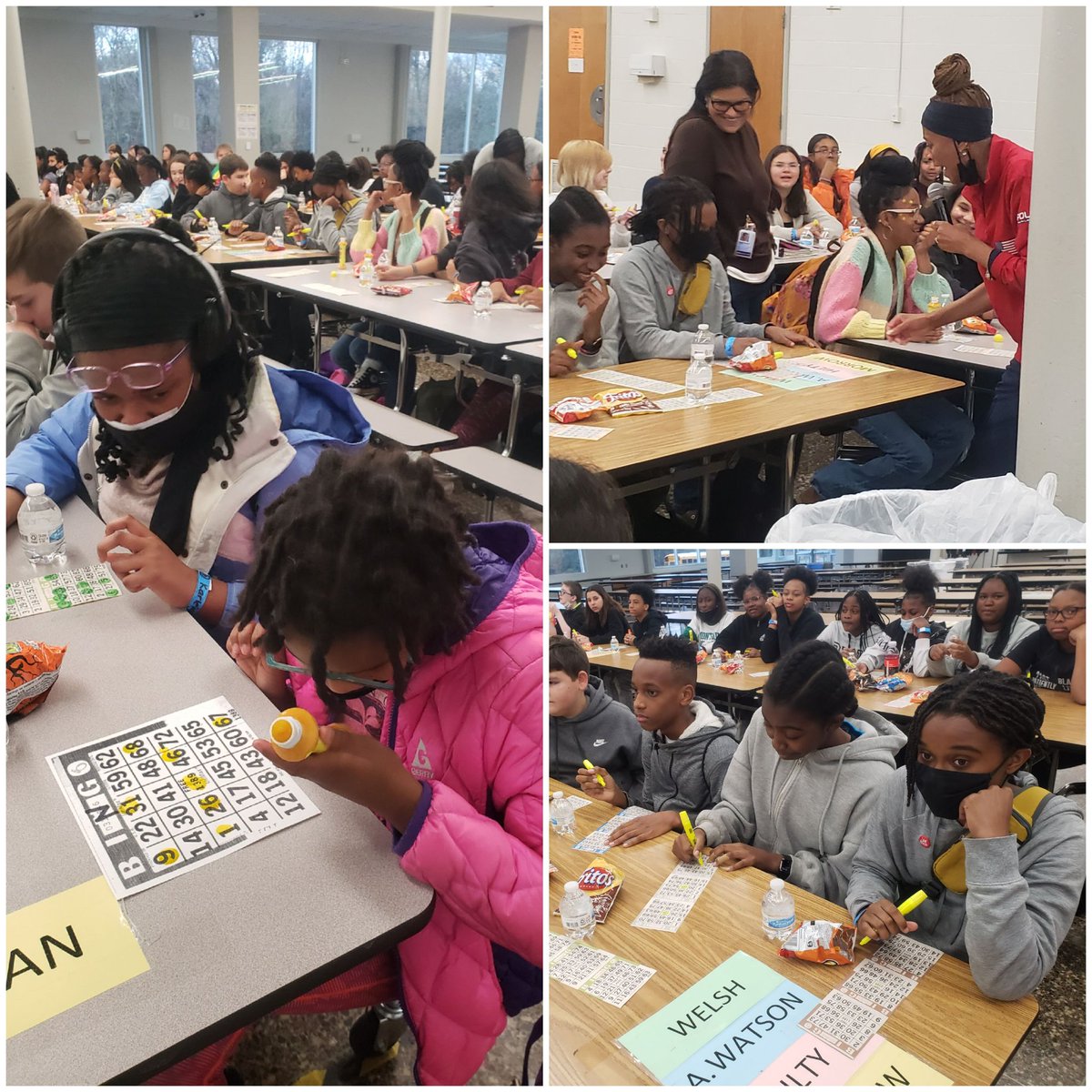 BINGO w Ms. Slaughter <a href="/ArundelMiddle/">Arundel Middle</a> Big hit and loads of fun