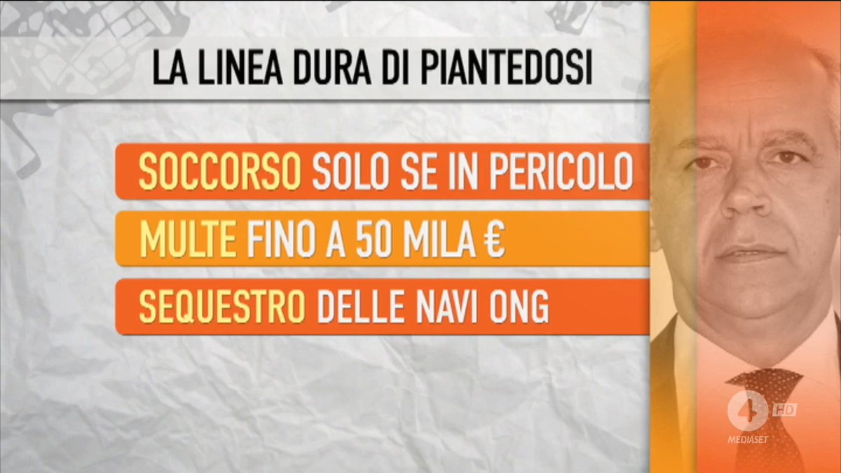 Giusto fermare le #Ong come vuole fare il governo? Scriveteci la vostra opinione #Drittoerovescio