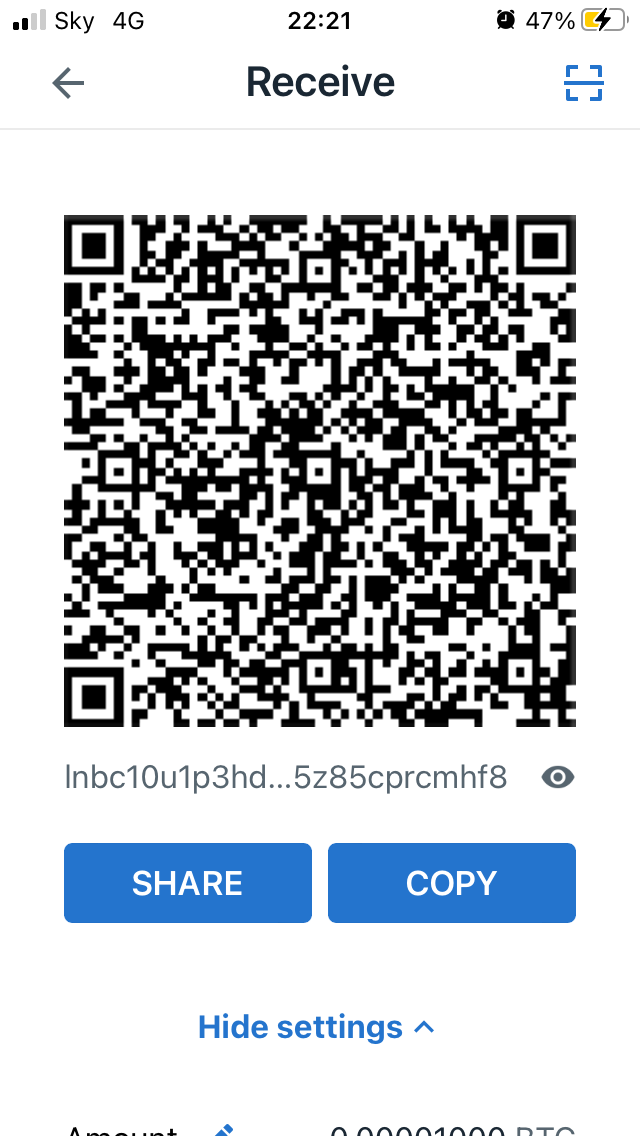 BTCsheep87's tweet photo. @wowbitcoinrocks @muun https://t.co/O9py2gaSM4