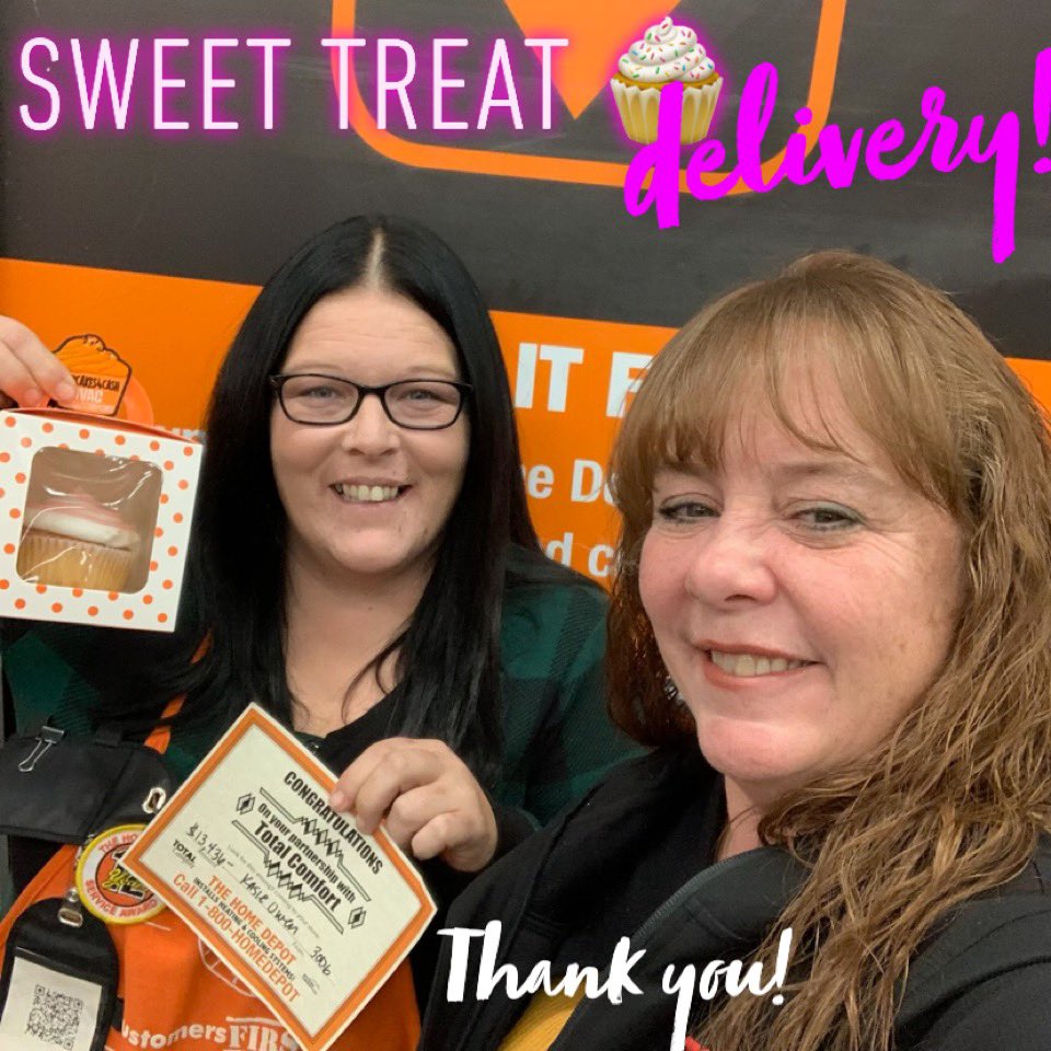 Sweet treat delivery🧁‼️🙌 Thank you Kasie for putting in a lead that turned into a sweet sale for your team 3️⃣0️⃣0️⃣6️⃣🧁🙌‼️YAY‼️🙌🤩 #crushingittogether #HVAC #cupcakes4cash <a href="/THDhvac/">Viviane Essex</a> <a href="/CampSweenScott/">Scott Sweeney</a> <a href="/Jonatha77558504/">Jonathan Wallace</a>