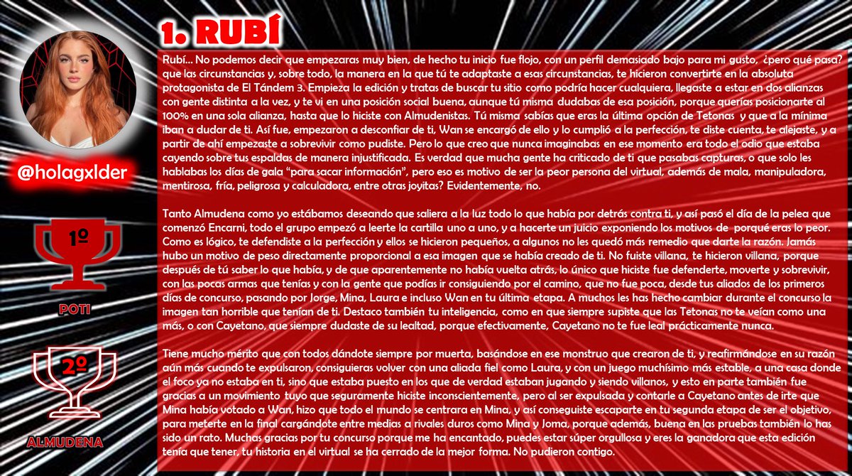 ElTandemVirtual's tweet photo. Y la ganadora @Rubi_ET3 era @holagxlder https://t.co/YHzO9Z4LKm