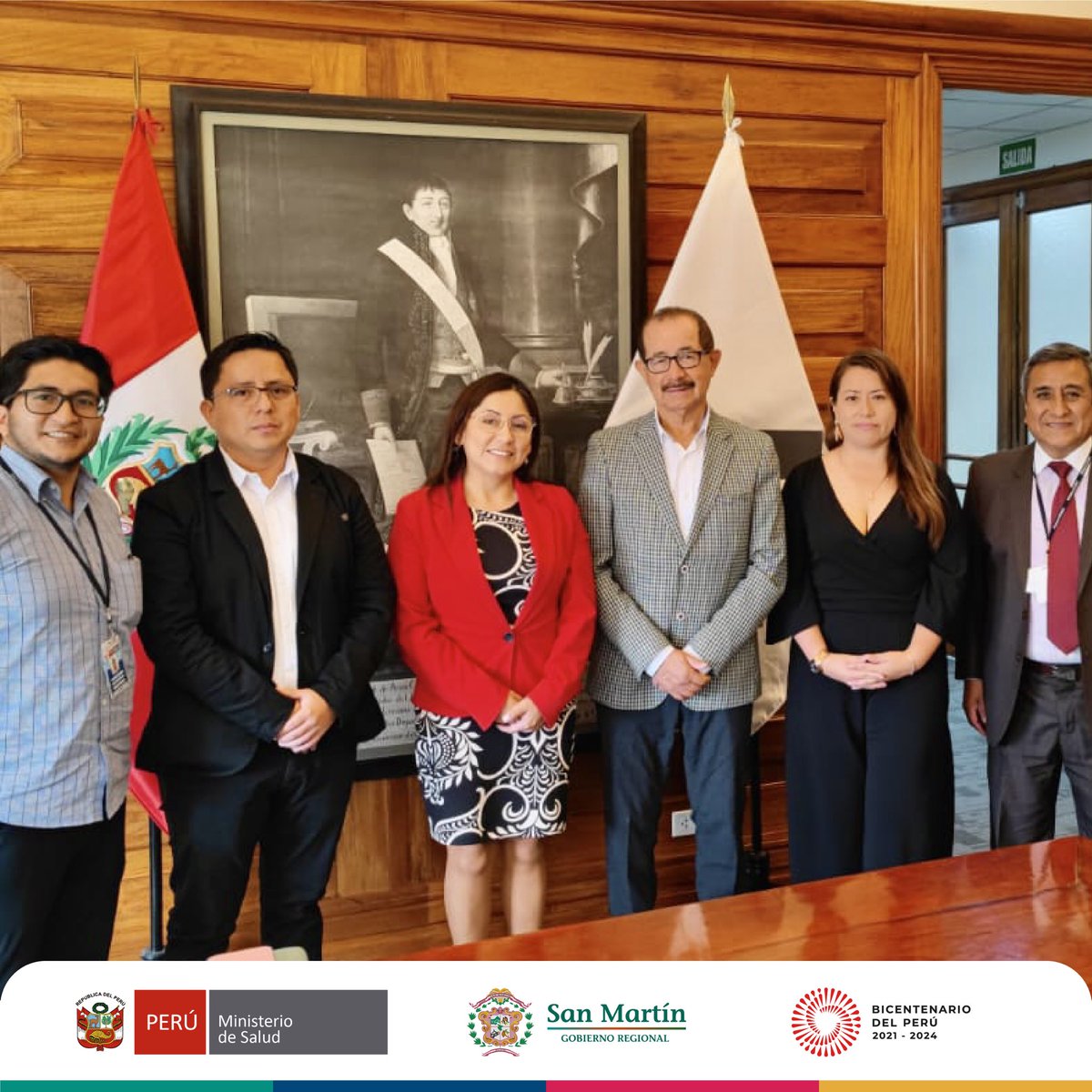GobSanMartin's tweet photo. #ReuniónMinsa | El gobernador regional @VargasBogarin .oficial se reunió esta tarde en la ciudad de Lima con la ministra  Kelly Portalatino Ávalos del @Minsa_Peru , junto al representante de la Oficina General de Planeamiento y Presupuesto, Lic. Boris Cáceres […] https://t.co/0kyjHeUV9n