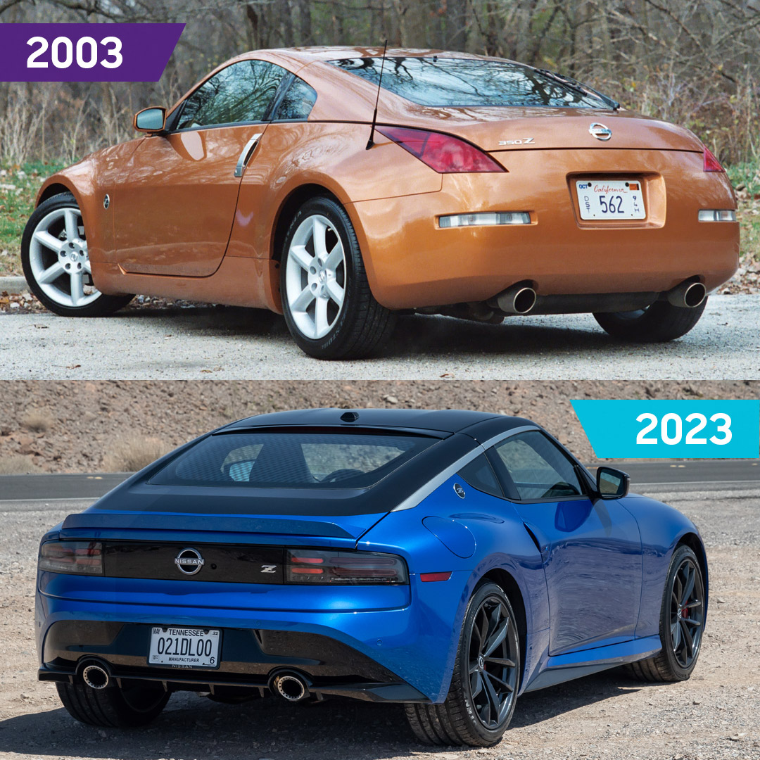 It's not Dragon Ball's Goku and Vegeta, but a Z of a different kind: This week's #ThenAndNow shows what's changed in two decades for the @NissanUSA Z.