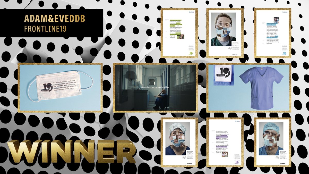 CampaignBig's tweet photo. Congratulations to the Best Idea from an Agency Initiative winner at the 2022 #CampaignBigAwards @aandeddb for their project Hopeline19 https://t.co/Ex83IJ0FPc