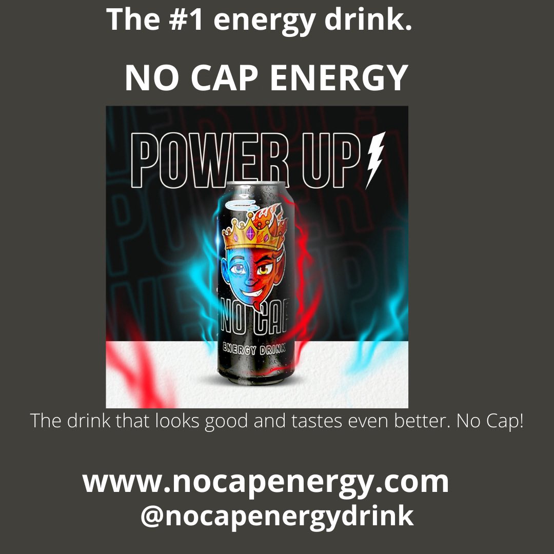 nocapdrink's tweet photo. No Cap Energy Drink #blackowned  #BlackOwned #energy #Weathercloud https://t.co/aNJcNcGC3O
