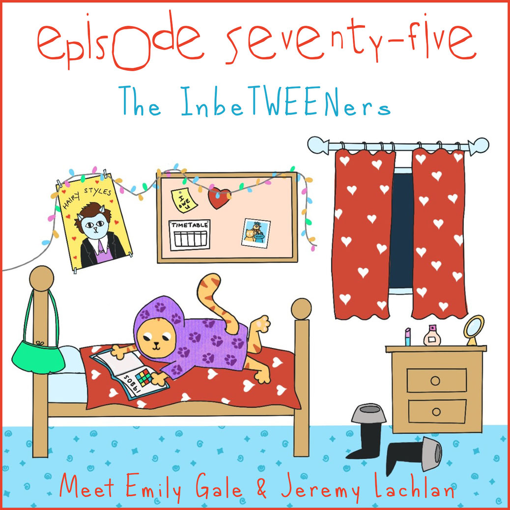 In Ep 75, we're showcasing books for those in between middle grade and YA: the InbeTWEENers. Tune in to hear from the hugely talented <a href="/EmilyGale/">Emily Gale</a> and <a href="/jeremylachlan/">Jeremy Lachlan</a>, and we also make an important announcement.

onemorepagepodcast.com/episode-75/