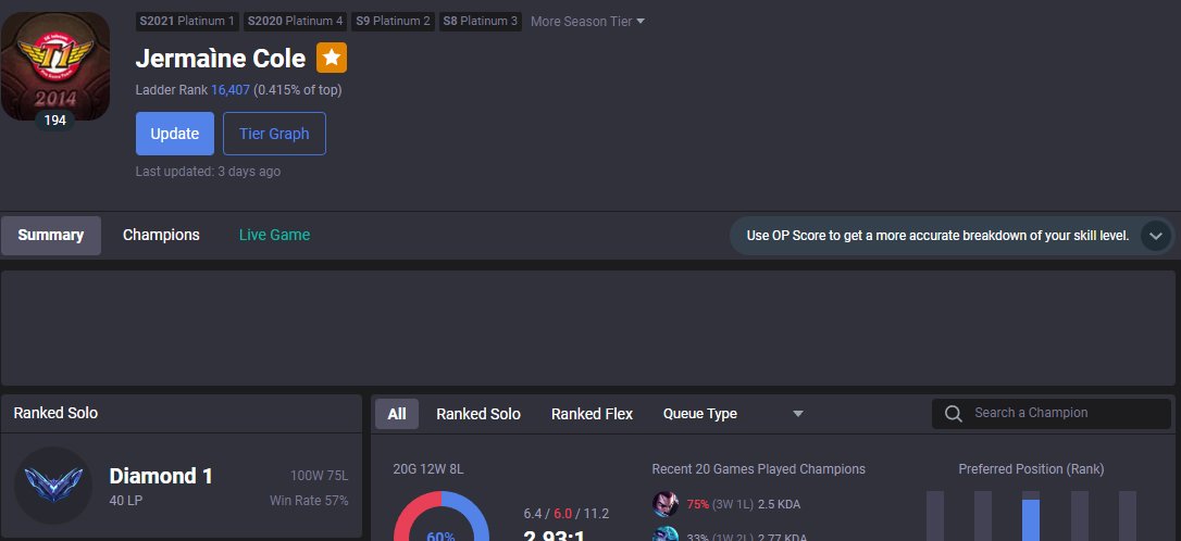 Was war das eigentlich für eine nice Season? :D 
Mein Ziel Master zu erreichen, konnte ich mit meinem Dia1 40lp peak leider nicht schaffen. Dafür durfte ich aber einen Haufen cooler und netter Menschen kennenlernen. Ein großer Dank geht raus an <a href="/Barcode1k/">🔶 ⅭZ­­ ­­B­ln­a­nc­­­­e</a> &amp; <a href="/_murmmelchen_/">Murmmelchen 🌸</a> <3