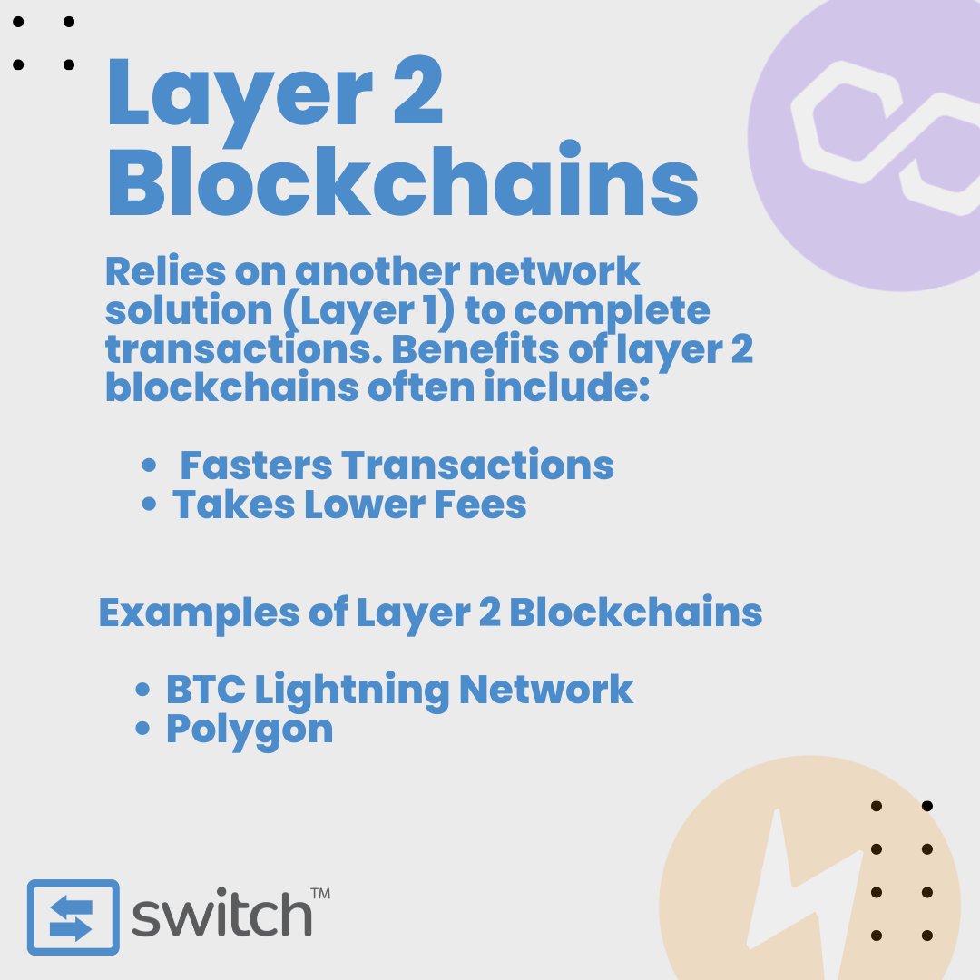 switch_rewards's tweet image. Learn more about blockchain layers in our blog post linked below!
switchrewardcard.com/blockchain-lay…

#fintech #crypto #blockchainlayers #blockchain #switchrewardcard #switchcard #switchblockchain #switchnodes #layer1blockchain #layer2blockchain #eth #btc #bitcoin #ethereum