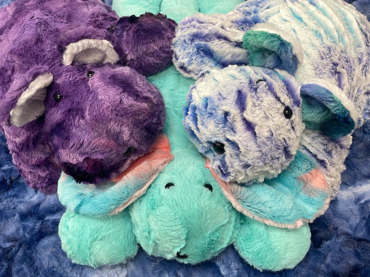 This custom order turned out amazing! I adore the color combos they picked out. These were so much fun to create and I can’t wait for them to get to their new home ❤️❤️❤️❤️ 

#sensorypets #weightedplush #weightedlappads #sensoryplushies