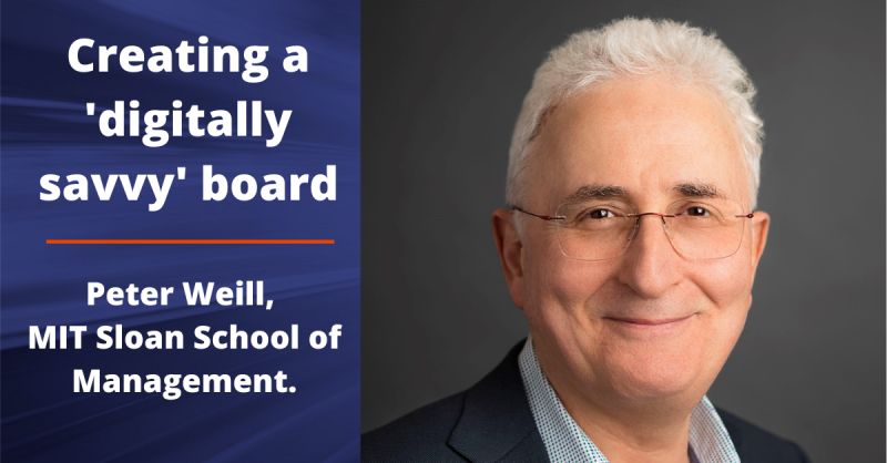 MIT_CISR's tweet photo. Peter Weill of @MIT_CISR is the guest in today's edition of the Better Boards Podcast Series. He spoke with host Dr. Sabine Dembkowski about the importance of having a digitally savvy board. Listen at https://t.co/bzXP1Lp8pG
#digitalsavviness #boardperformance
@BetterBoardsEU https://t.co/gMWy0KHTMc