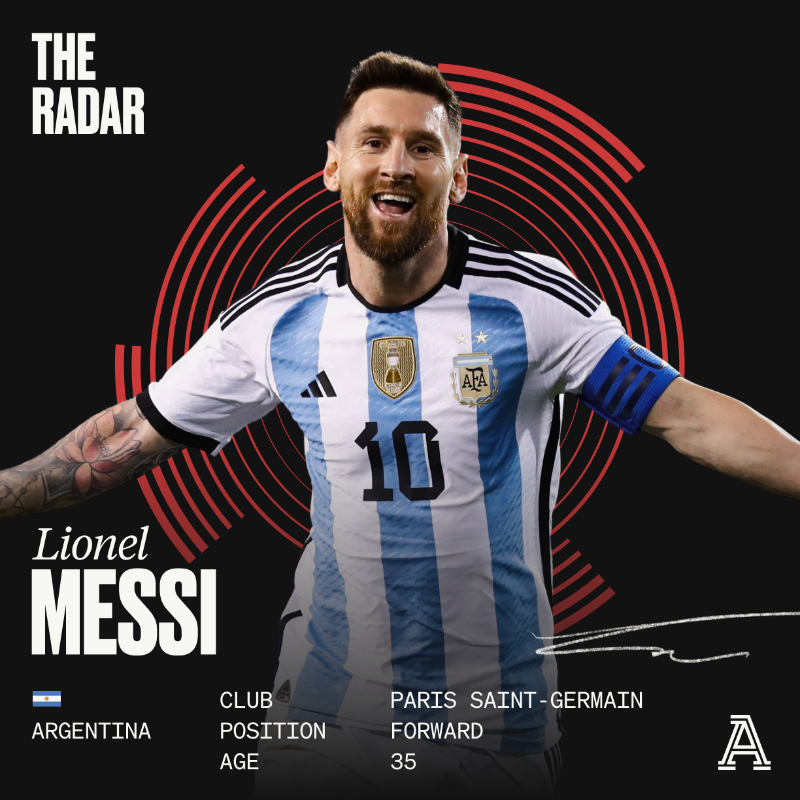 TheAthleticFC's tweet photo. How can a guy who’s always walking be everywhere at once?
🇦🇷 We profile Lionel Messi ahead of his final World Cup, as the in-form Argentina & PSG forward aims to win the one trophy that is missing from his incredible career.
#TheRadar | #WorldCup2022