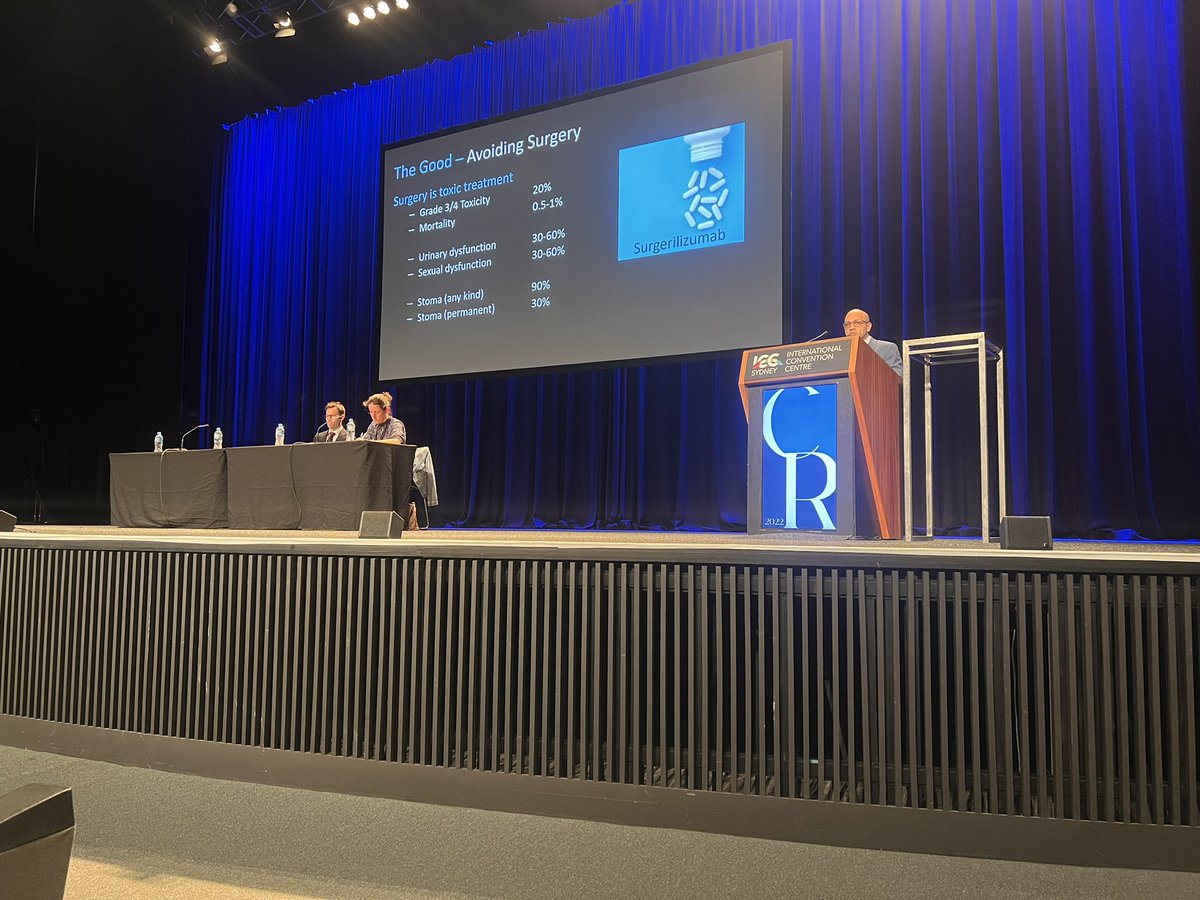 drchrismbyrne's tweet photo. #CR22 Sydney Spring meeting - great panel on modern@management of rectal cancer #cssanz https://t.co/9bYHfX7w4V