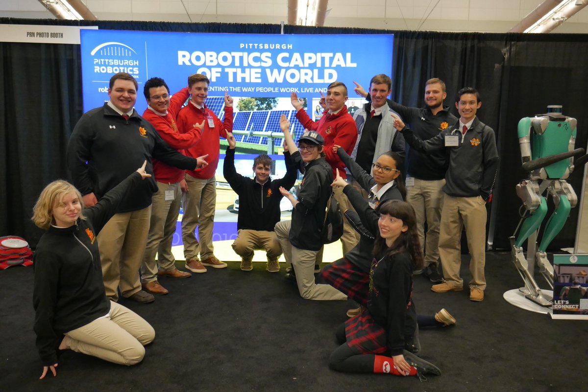 frc5740's tweet photo. Yesterday 5740 went to PRN Discovery Day hosted by @RoboPGH. This was a great opportunity for students to engage in their community and interact with several businesses in the STEM field. #FRC #STEM #PRN #FIRST https://t.co/qhmnFJYDHY