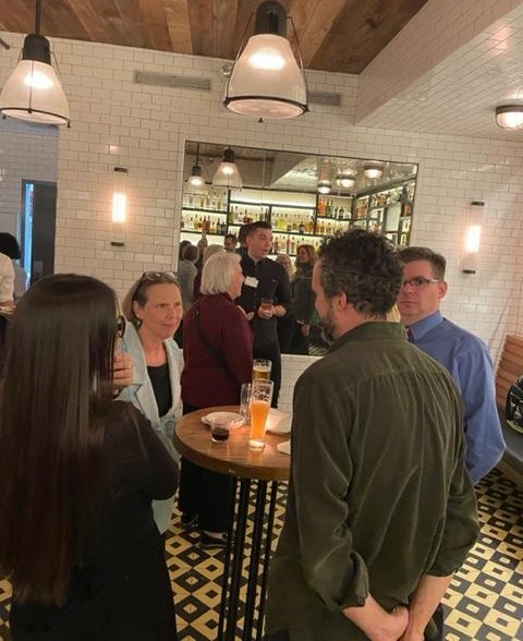 NCF_Alumni's tweet photo. NYC Novos had a great time catching up with old friends and meeting Pres. Pat Okker Tuesday night @TheSmith07 https://t.co/6r1mB5nhuE