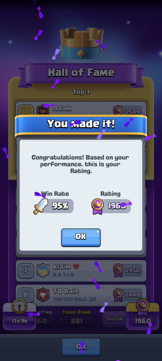 I only lost in master 1😅 Still good nevertheless