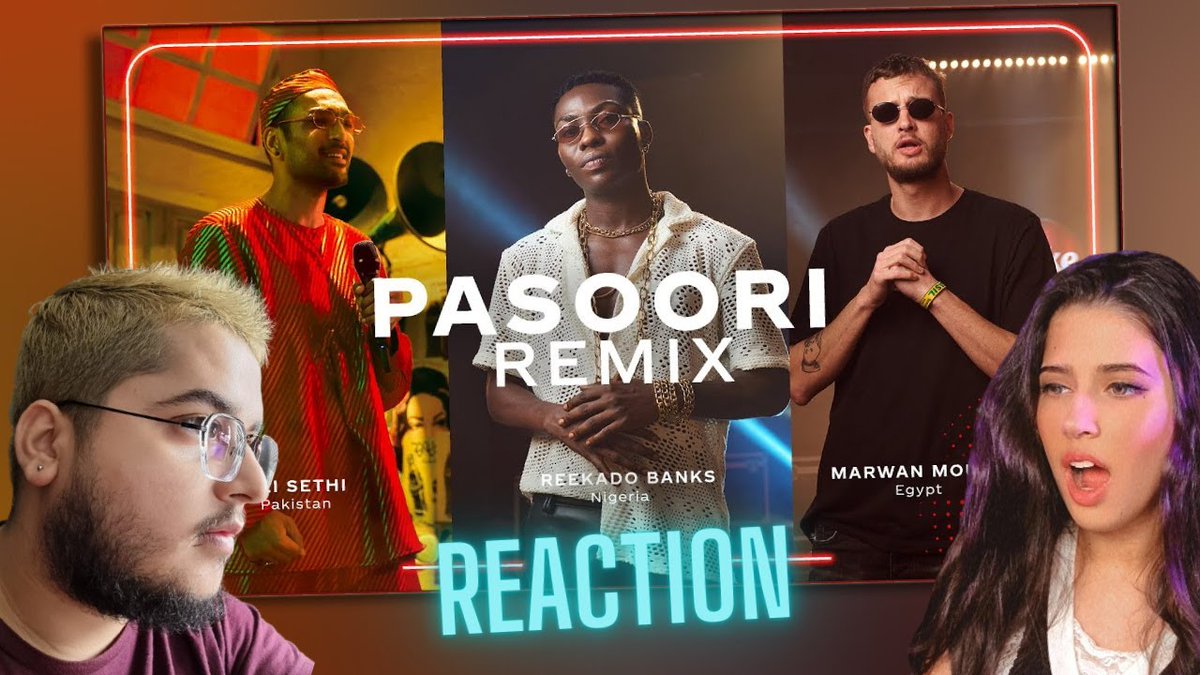 Pasoori Remix Reaction out now, check it in our YouTube now !!!!

#rekadobanks #alisethi @marwanmoussaa @cokestudio @3zypzy #pasoori #pasooriremix #cokestudio #cokestudioafrica #Reaction #3zypzy