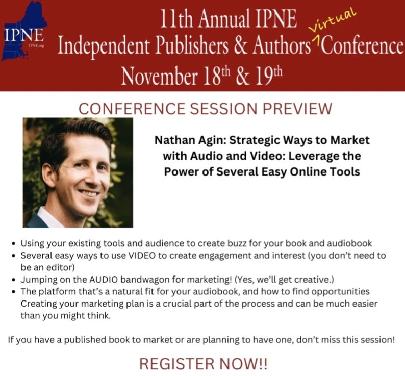 Headed back to my hometown #NewEngland this weekend - virtually that is, and you're invited!

In addition to my session w/ <a href="/IPNE/">Independent Publishers of New England</a> virtual conference, you can learn how to be a writing machine and attend "master pitch theatre"! 

REGISTER --> IPNE.org/conference