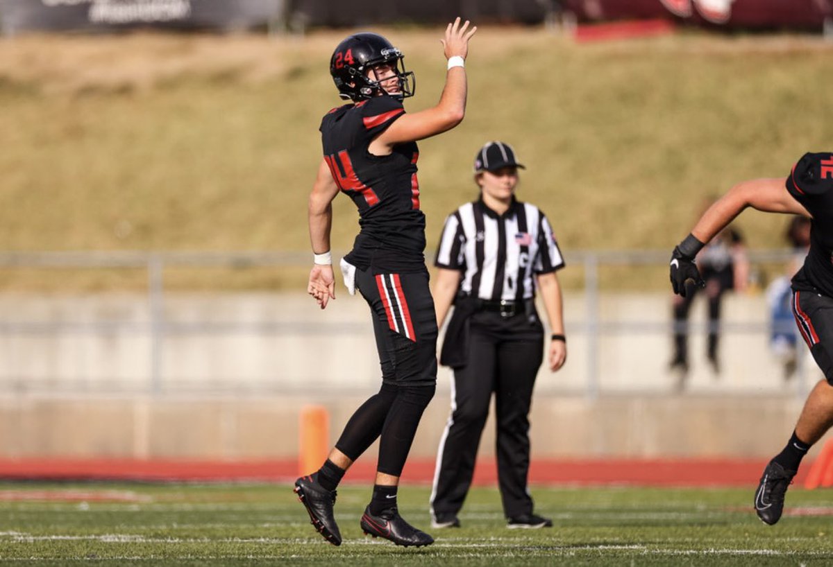 Excited to receive MIAA Honorable Mention Punter (50 punts, 42.0avg)