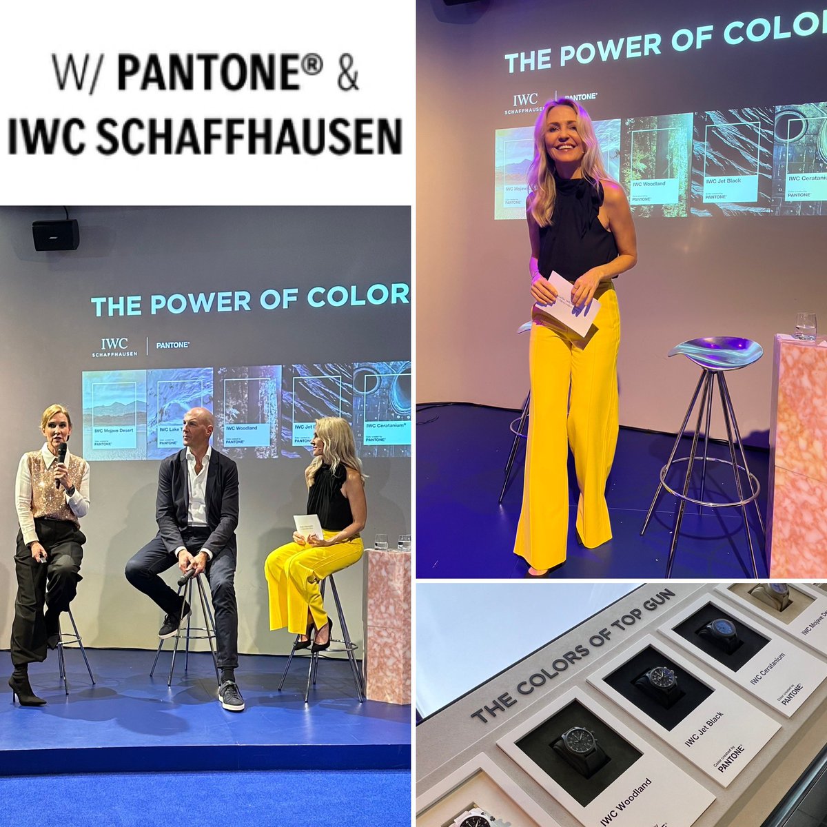 About tonight…
It was inspiring and a lot of fun being the host of ‚The Power of Color‘ with <a href="/pantone/">PANTONE</a> &amp; <a href="/IWC/">IWC Watches</a> 💛