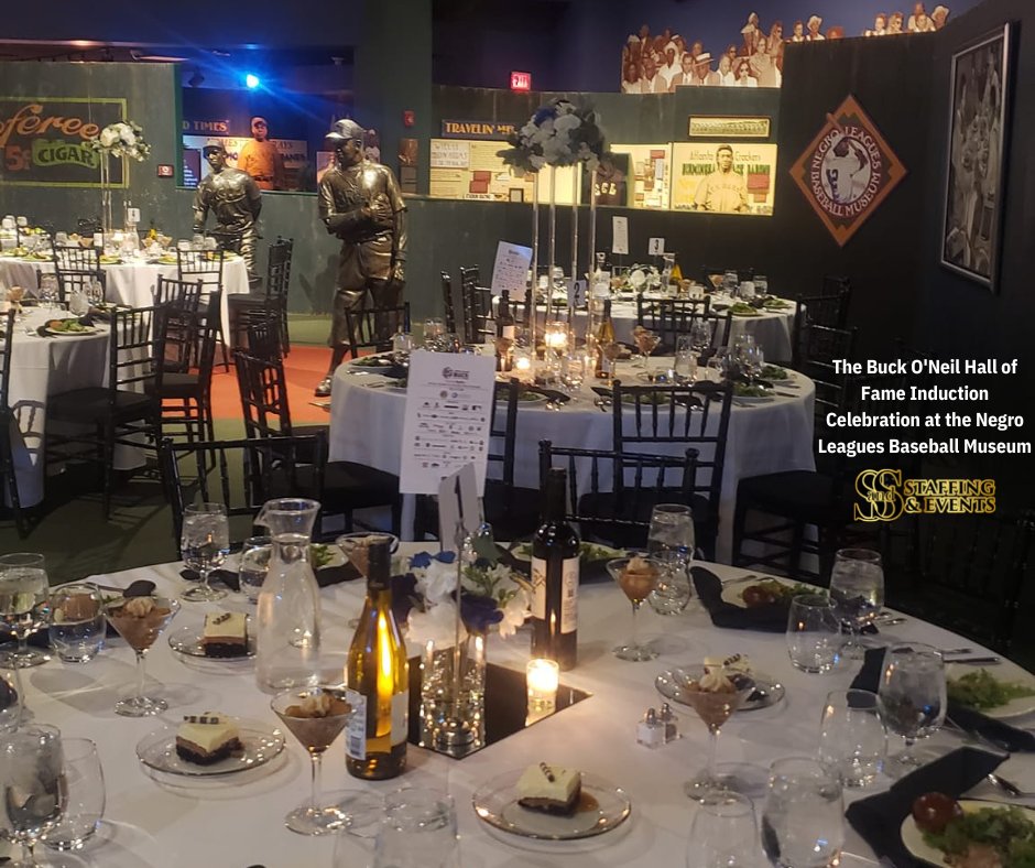 S and S Staffing and Events served over 400 People at the Buck O'Neil of Fame Induction Celebration at the Negro League Baseball Museum!