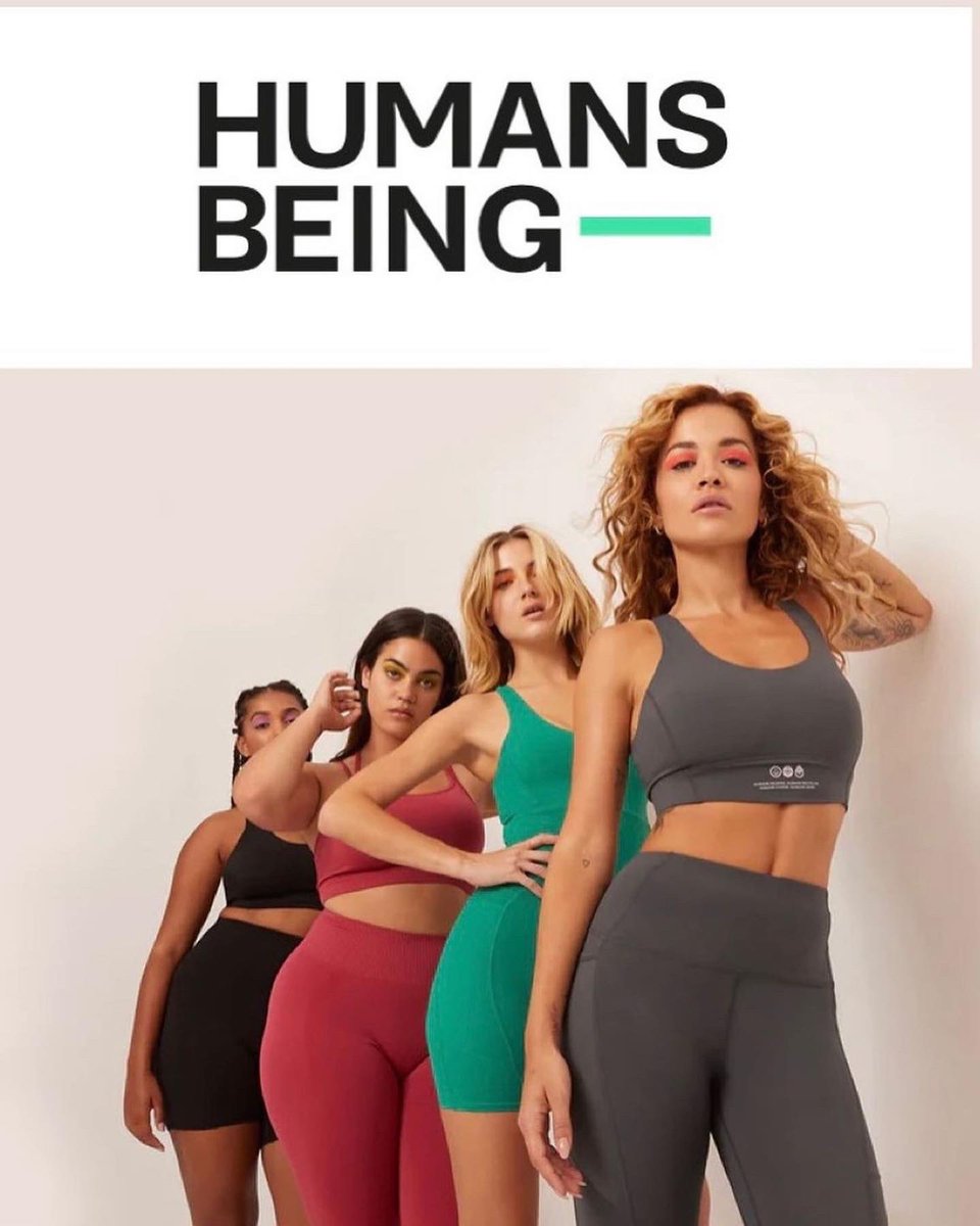 12plusuk's tweet photo. It’s here! ✨ Our amazing 
• D A P H N A • in the new campaign for @humansbeingtogether ❤️beautiful, sustainable activewear by @RitaOra ✨
#proud #campaign #activewear #sustainable #fashion #style #curvemodel #bodypositive #fridayfeeling #RitaOra #modelswithcurves #12plusuk https://t.co/s44o0vQsXi
