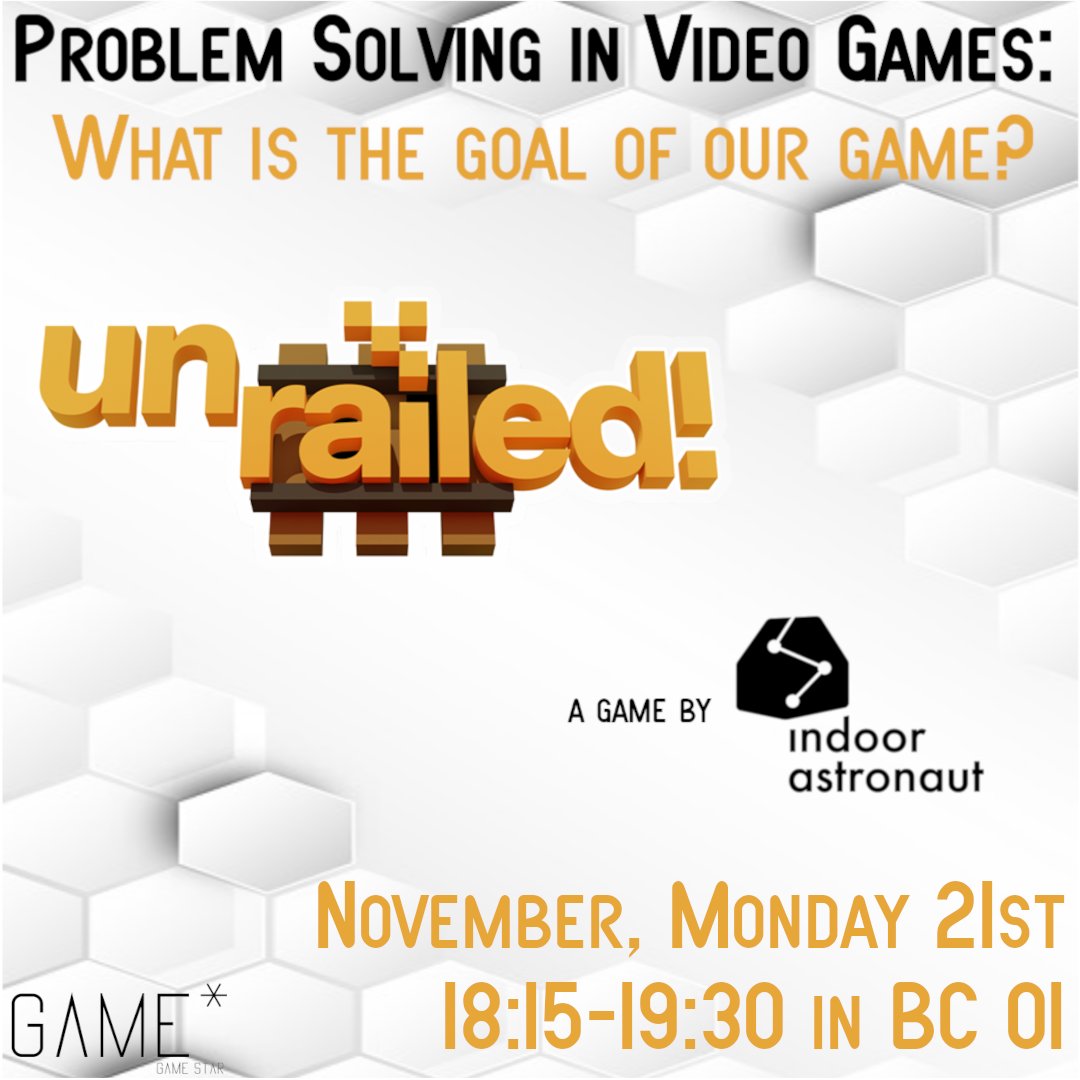 Game* (Game Star) (@clicgamestar) on Twitter photo Viens brainstormer avec des experts sur de vraies problématiques lors de notre nouvelle série de workshops : Problem Solving in Video Games! Nous avons l’honneur d’accueillir le studio suisse <a href="/IndoorAstronaut/">Unrailed 2: Back on Track🚂OUT NOW!</a>, créateurs du célèbre jeu Unrailed!, un projet d'origine <a href="/ETH/">ETH Zürich</a>. 🧵 Viens brainstormer avec des experts sur de vraies problématiques lors de notre nouvelle série de workshops : Problem Solving in Video Games! Nous avons l’honneur d’accueillir le studio suisse <a href="/IndoorAstronaut/">Unrailed 2: Back on Track🚂OUT NOW!</a>, créateurs du célèbre jeu Unrailed!, un projet d'origine <a href="/ETH/">ETH Zürich</a>. 🧵