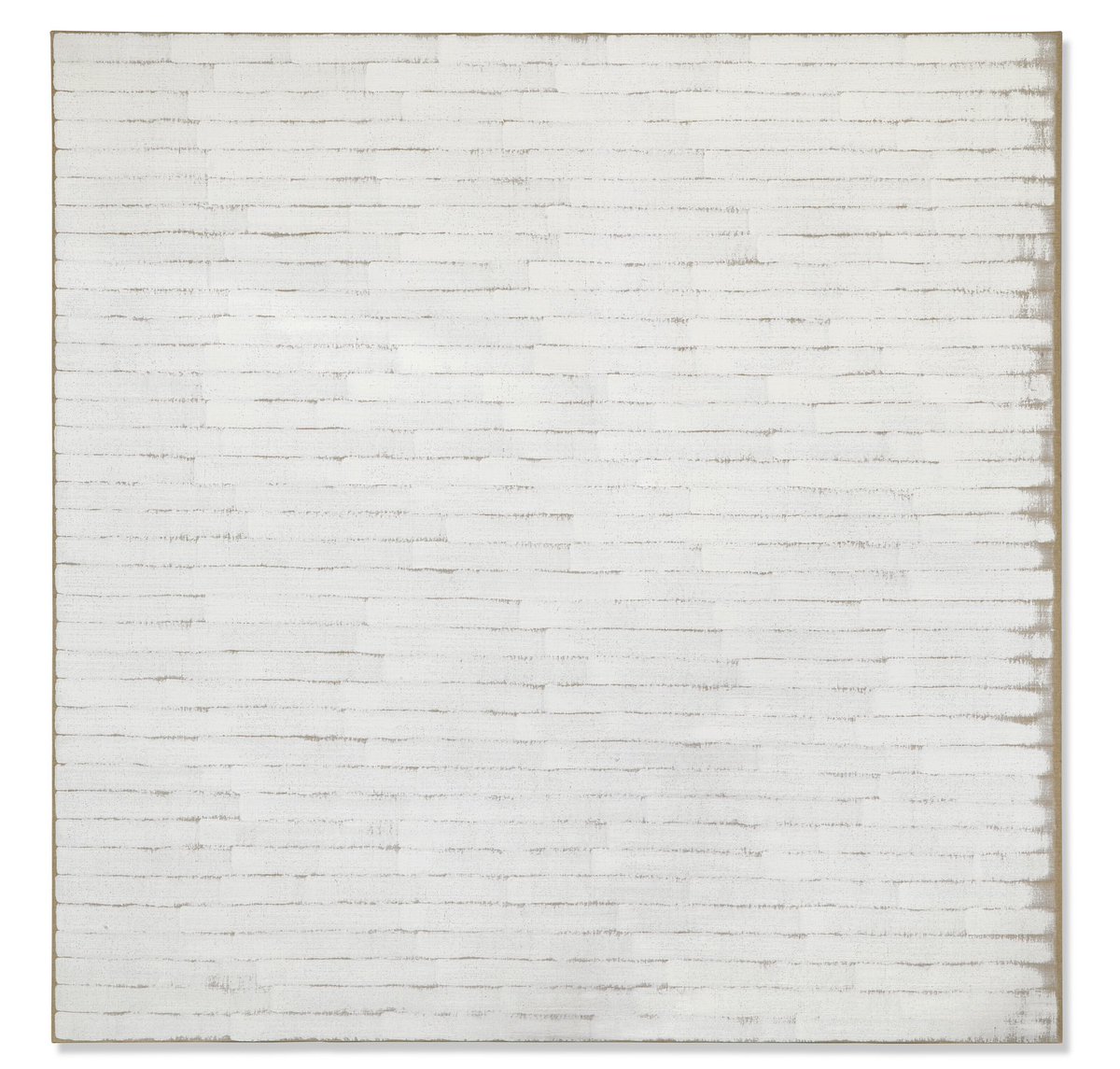#AuctionUpdate From our 20th Century Evening Sale, Robert Ryman’s ‘Untitled [Winsor]’ realizes $12.6 million, double the low estimate