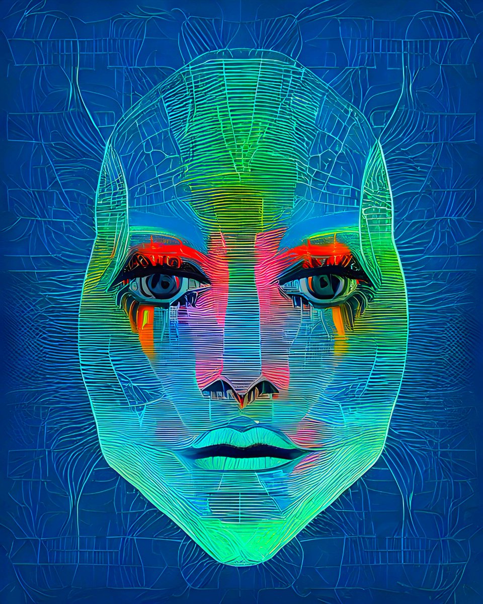 PIXELUS
Leader of the ExtrAI family, whose members transferred their consciousness to hard disk. The ExtrAI develop psychedelic party software for Extravaganza. 
More details on #ojkt :
objkt.com/asset/KT1HYLT7…

Enjoy 🙂

#AI #NFT #nftcollectors #nftart #Cryptocurency #tezosart