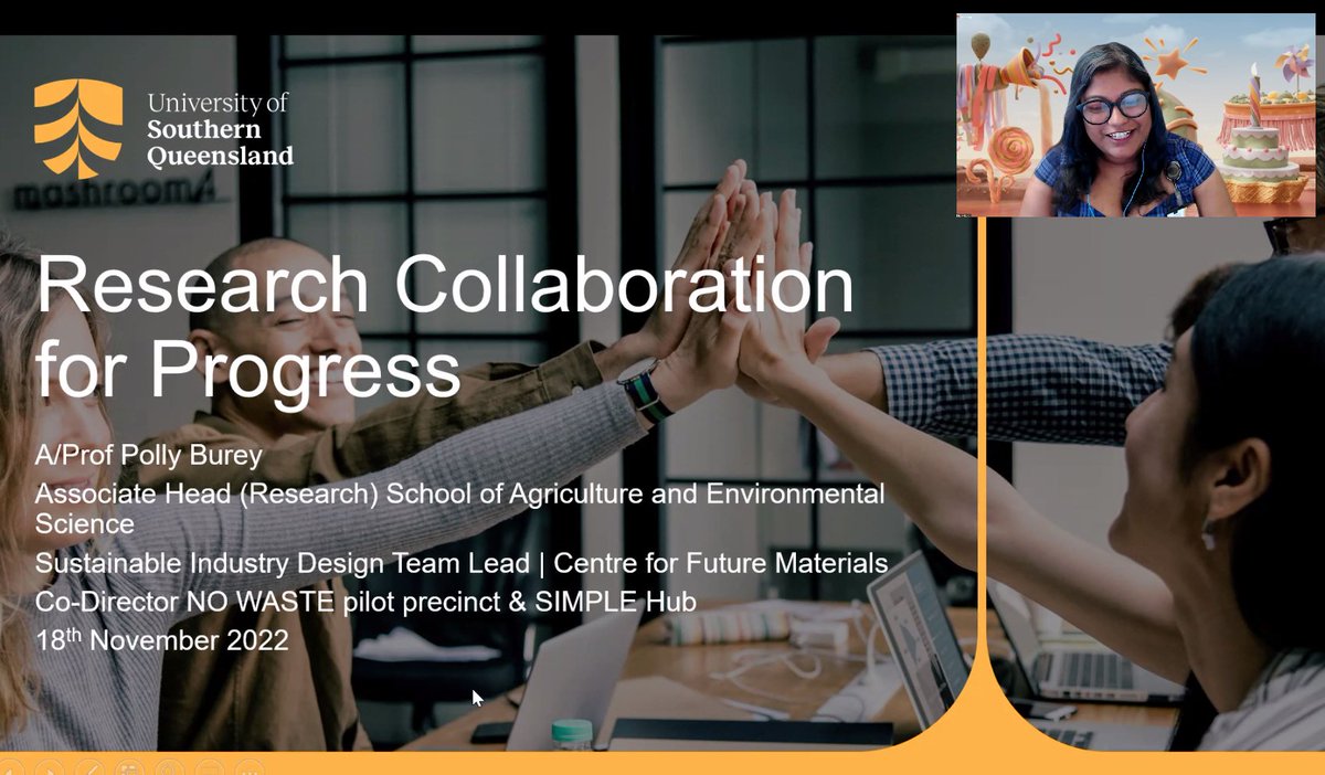 Dr Jennifer Luke 🌳🥾📷☕️ (@aclearoutlook) on Twitter photo First up this morning at the <a href="/unisqaus/">University of Southern Queensland</a> <a href="/unisq_PGECR/">Postgrad & ECR Group (PGECR) at UniSQ</a> Symposium. The fantastic Assoc Prof <a href="/DrPollyBurey/">Prof. Polly Burey</a> as keynote - sharing insights on research collaboration for progress. Power of a multi-discipline approach to research. Thanks Polly! #usqPGECR #unisqPGECR First up this morning at the <a href="/unisqaus/">University of Southern Queensland</a> <a href="/unisq_PGECR/">Postgrad & ECR Group (PGECR) at UniSQ</a> Symposium. The fantastic Assoc Prof <a href="/DrPollyBurey/">Prof. Polly Burey</a> as keynote - sharing insights on research collaboration for progress. Power of a multi-discipline approach to research. Thanks Polly! #usqPGECR #unisqPGECR