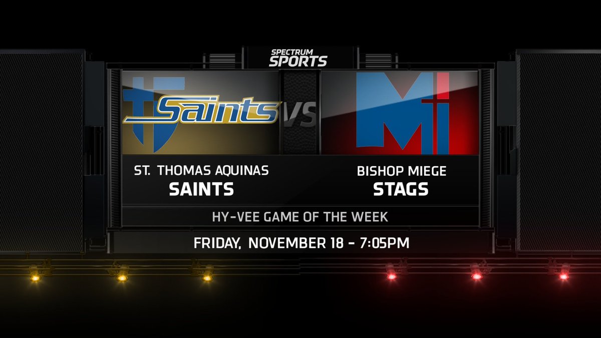 SpectrumNewsKC's tweet photo. Will the Doll House be PACKED for Friday's @HyVeeKCMetro Game of the Week?

The winner advances to the @KSHSAA 4A Title Game!

📅 Friday, November 18
⏲️ 7:05p
📺 LIVE on Spectrum ch. 323
🔬 Kevin Wike, Johnny Beck, Bethany Bowman

@GetSpectrum https://t.co/sCH7LBMyVy