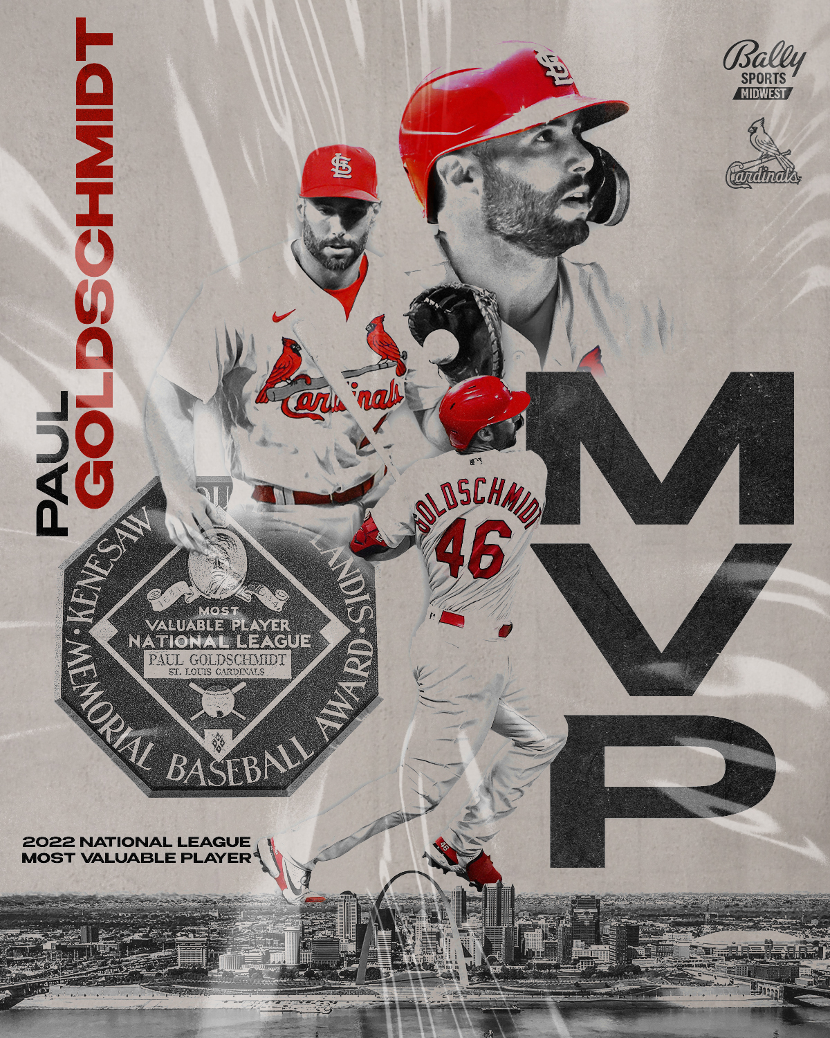 Bally Sports Midwest on X: Paul Goldschmidt is your 2022 NL MVP